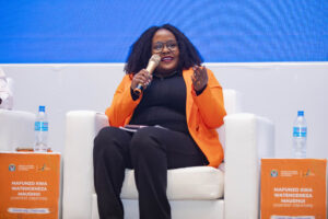 Monalisa Rwechungura @dikobymonalisa speaks at event